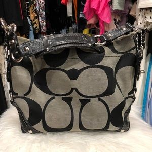 Coach Signature Carly Shoulder Tote